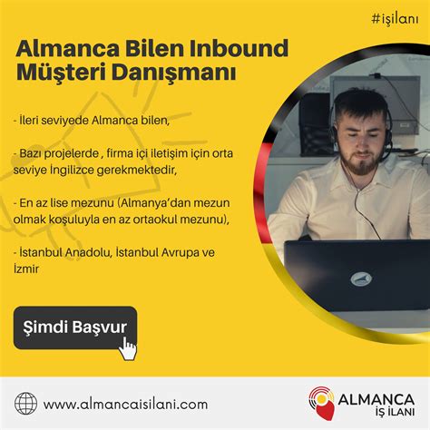 Ankara almanca bilen eleman iş ilanları